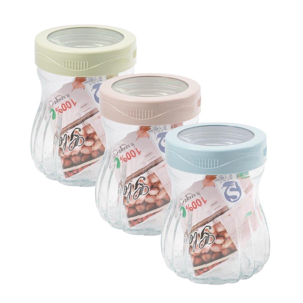 MultipurposeAirtight Glass Storage Jar 9.5*12 cm