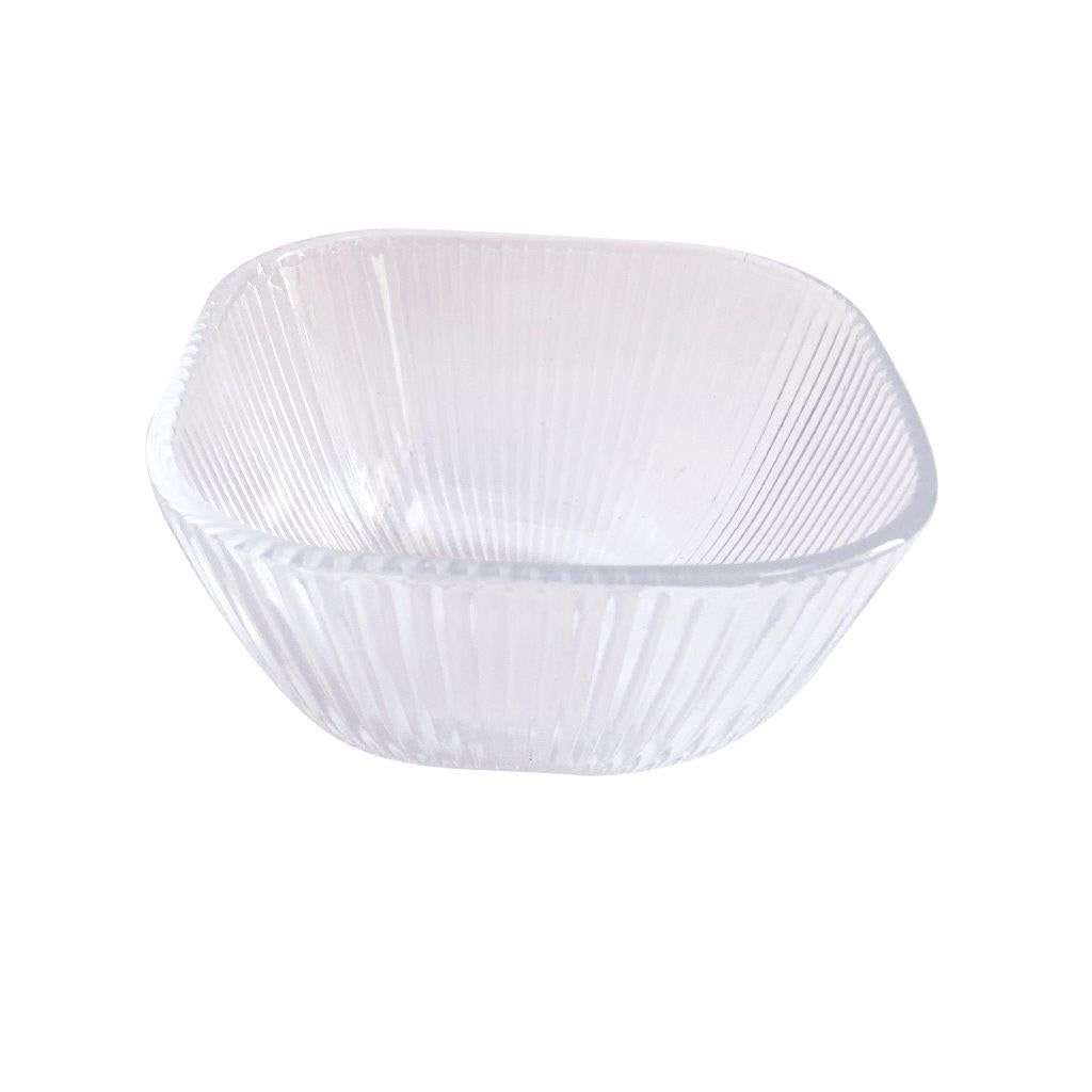 Crystal Glass Ice Cream and Dessert Bowl and Plate Set of 12 Pcs 10.5*5.2/15 cm