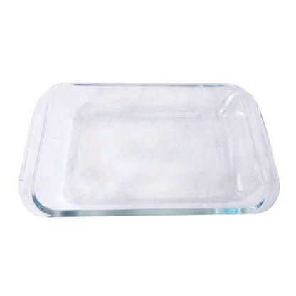 Heat Resistant Rectangle Glass Baking Dish Set of 3 Pcs 2.2/1.6/1L