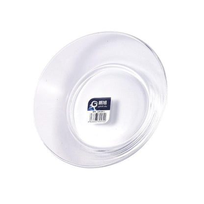 Premium Lead Free Glass Saucer Glass Plate Set of 6 Pcs 17*14 cm