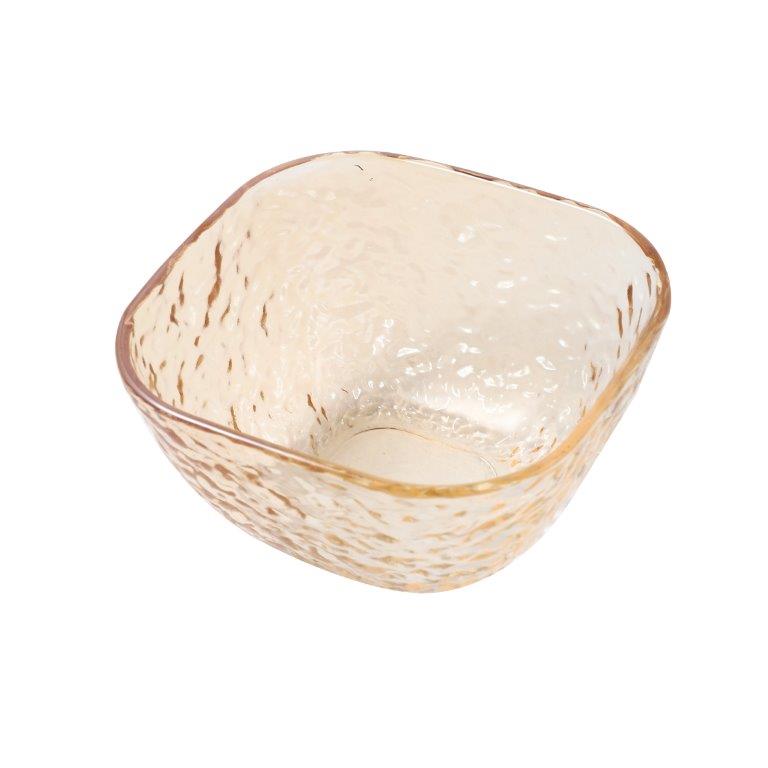 Crystal Glass Ice Cream and Dessert Bowl with Saucer Set of 12 Pcs 10*6.5/15.5*1.5 cm