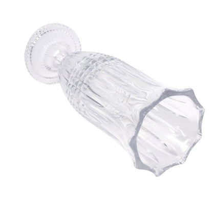 Decorative Centrepiece Crystal Glass Tabletop Flower Vase Assorted Collection 14*40 cm