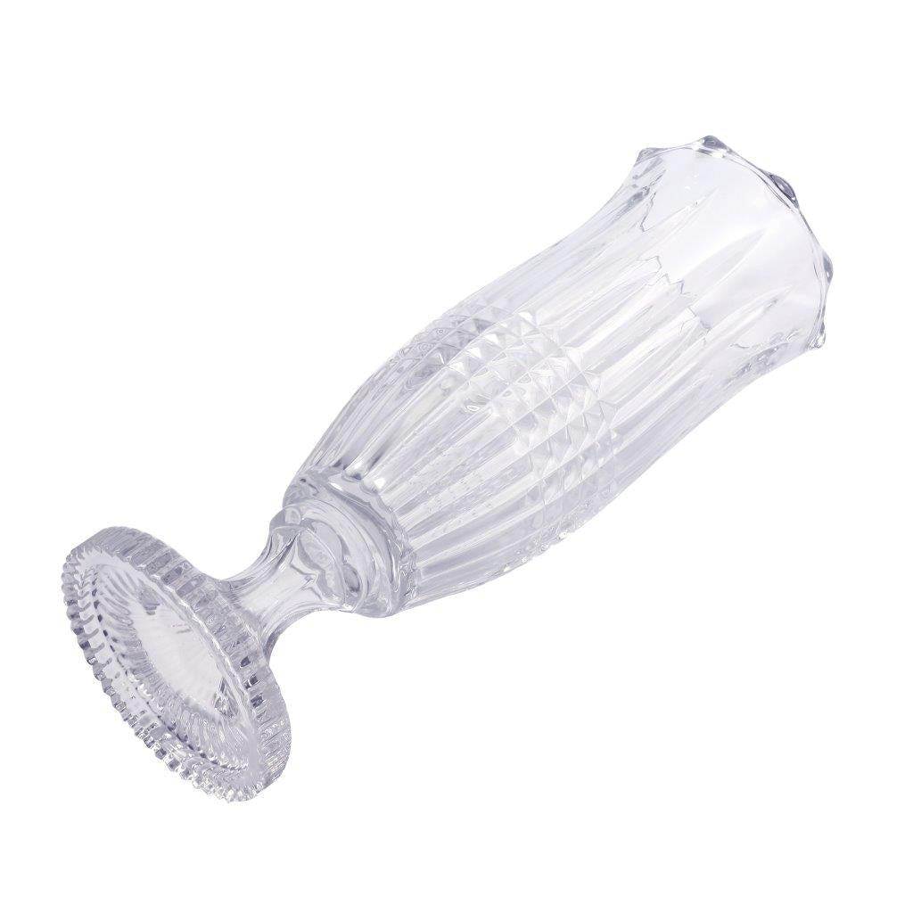 Decorative Centrepiece Crystal Glass Tabletop Flower Vase Assorted Collection 14*40 cm