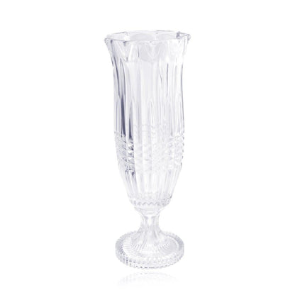 Decorative Centrepiece Crystal Glass Tabletop Flower Vase Assorted Collection 14*40 cm