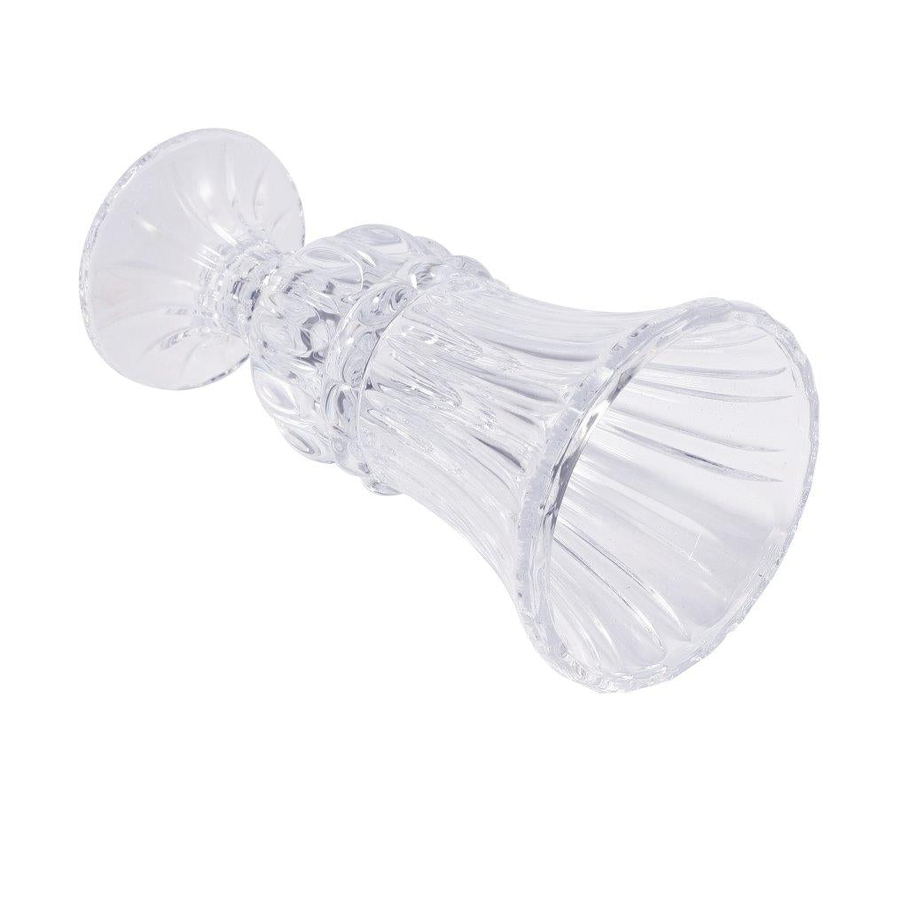 Decorative Centrepiece Crystal Glass Tabletop Flower Vase Assorted Collection 12*25 cm