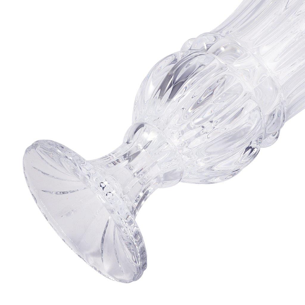Decorative Centrepiece Crystal Glass Tabletop Flower Vase Assorted Collection 12*25 cm