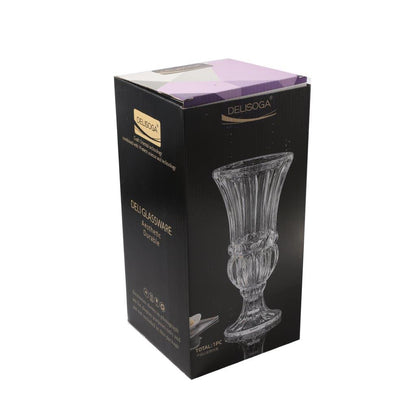 Decorative Centrepiece Crystal Glass Tabletop Flower Vase Assorted Collection 14.5*30 cm