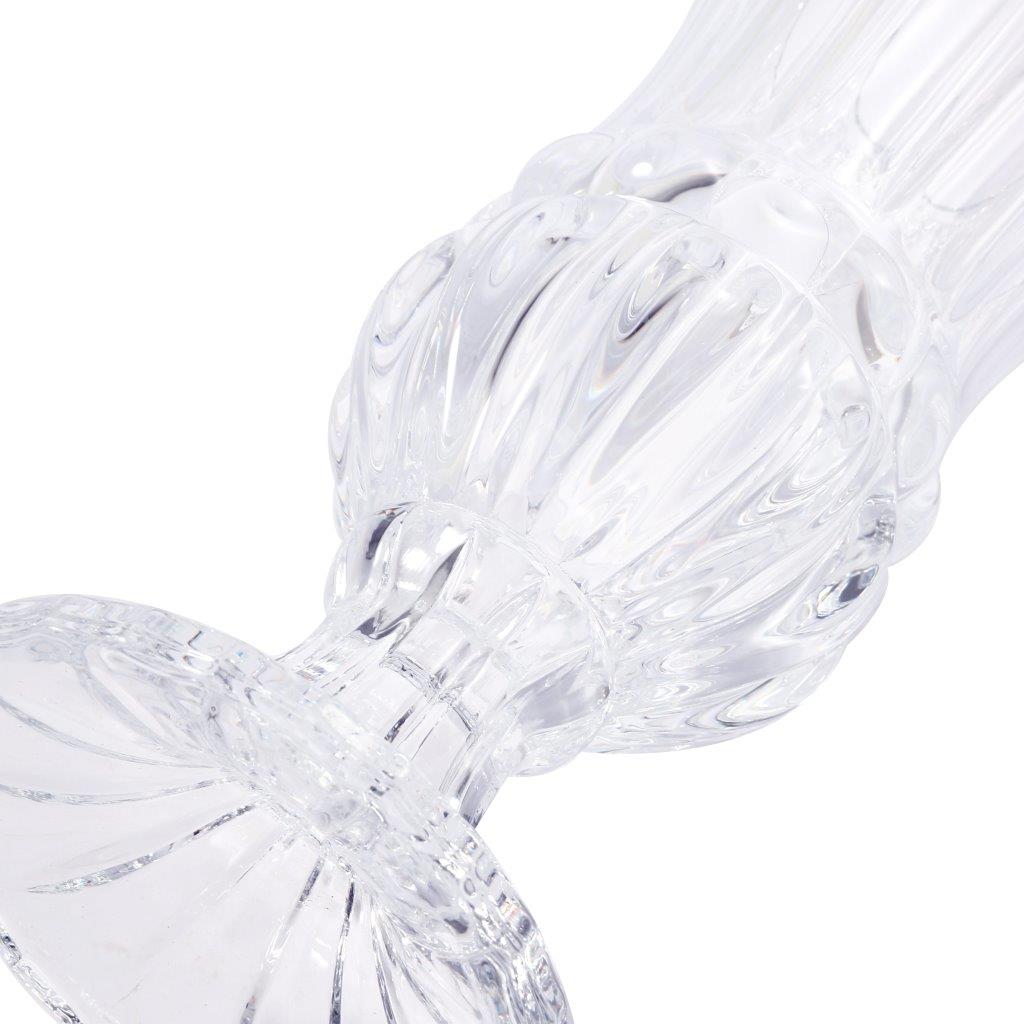 Decorative Centrepiece Crystal Glass Tabletop Flower Vase Assorted Collection 14.5*30 cm