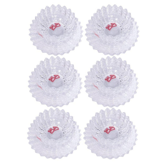 Crystal Glass Ice Cream and Dessert Bowl with Saucer Set of 6 Pcs  10*6.5/16 cm