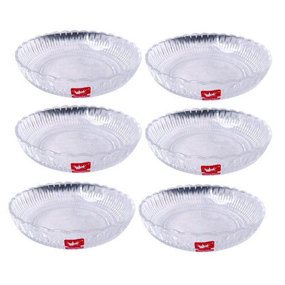 Crystal Glass Ice Cream and Dessert Bowl Set of 6 Pcs 340 ml **