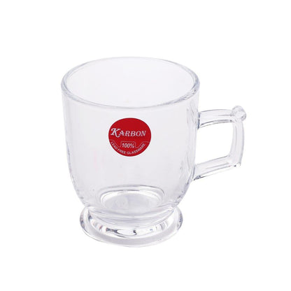 Premium Lead Free Glass Tea Cup Set of 6 Pcs 164 ml