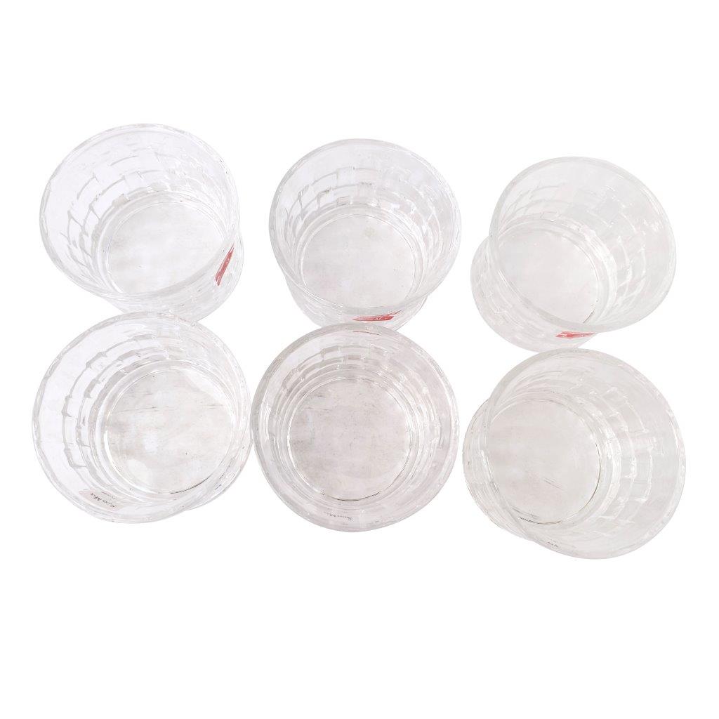 Crystal Glass Ice Cream and Dessert Bowl Set of 6 Pcs 120 ml **
