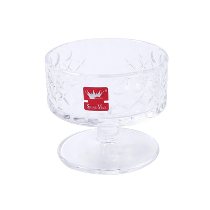 Crystal Glass Ice Cream and Dessert Bowl Set of 6 Pcs 180 ml