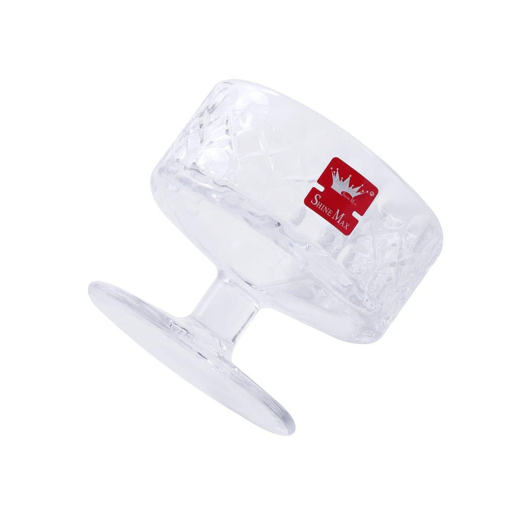Crystal Glass Ice Cream and Dessert Bowl Set of 6 Pcs 180 ml