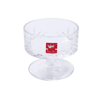 Crystal Glass Ice Cream and Dessert Bowl Set of 6 Pcs 180 ml
