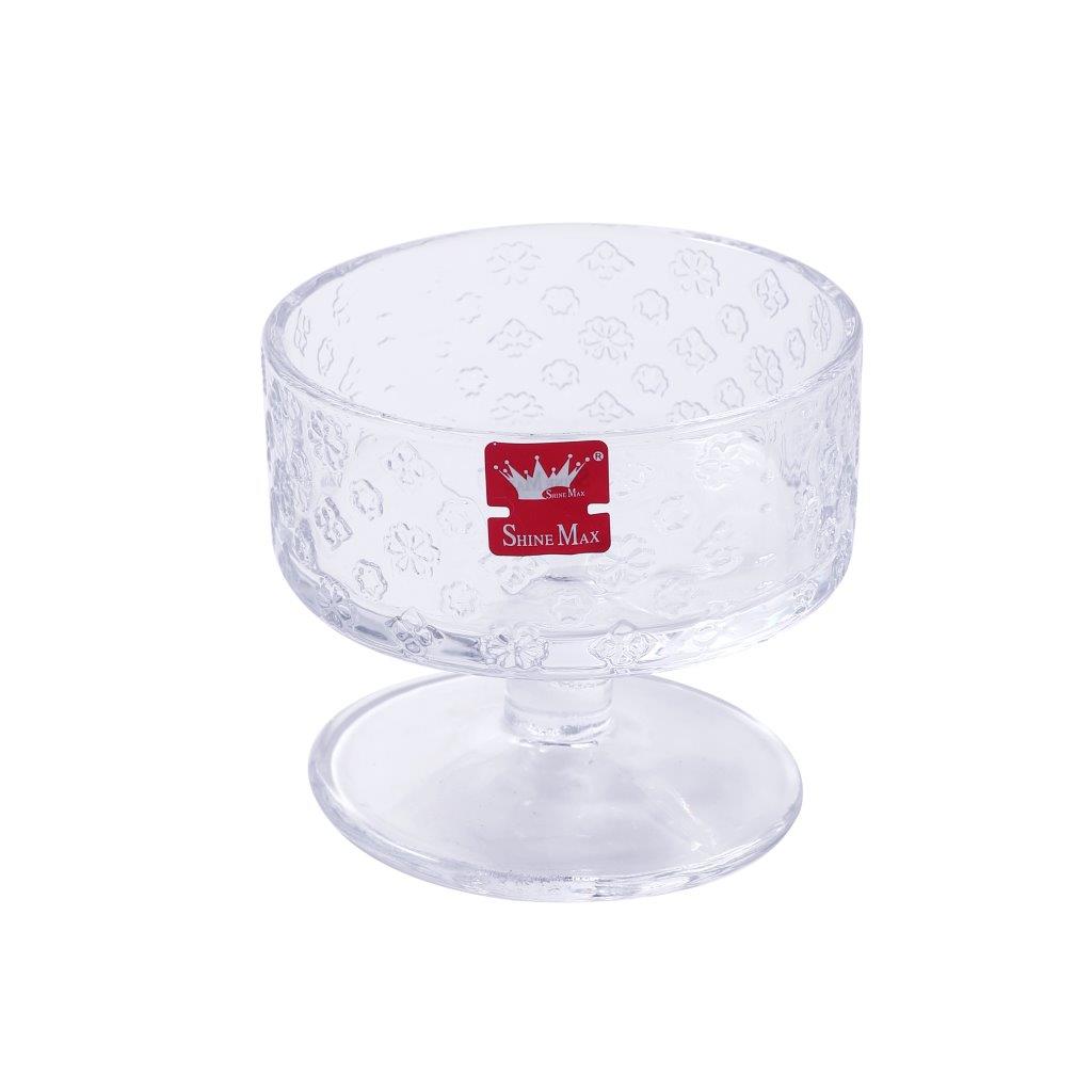 Crystal Glass Ice Cream and Dessert Bowl Set of 6 Pcs 180 ml