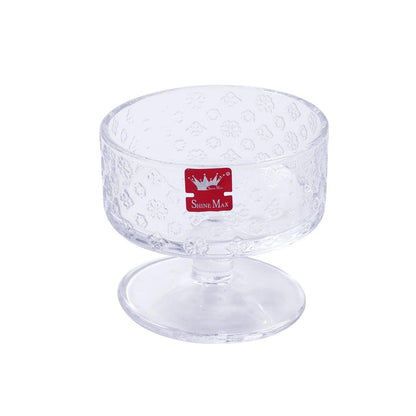 Crystal Glass Ice Cream and Dessert Bowl Set of 6 Pcs 180 ml