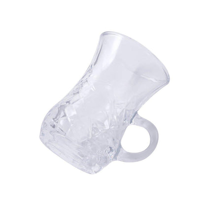 Premium Clear Glass Tea cup with Saucer Set of 6 Pcs 11/110 ml