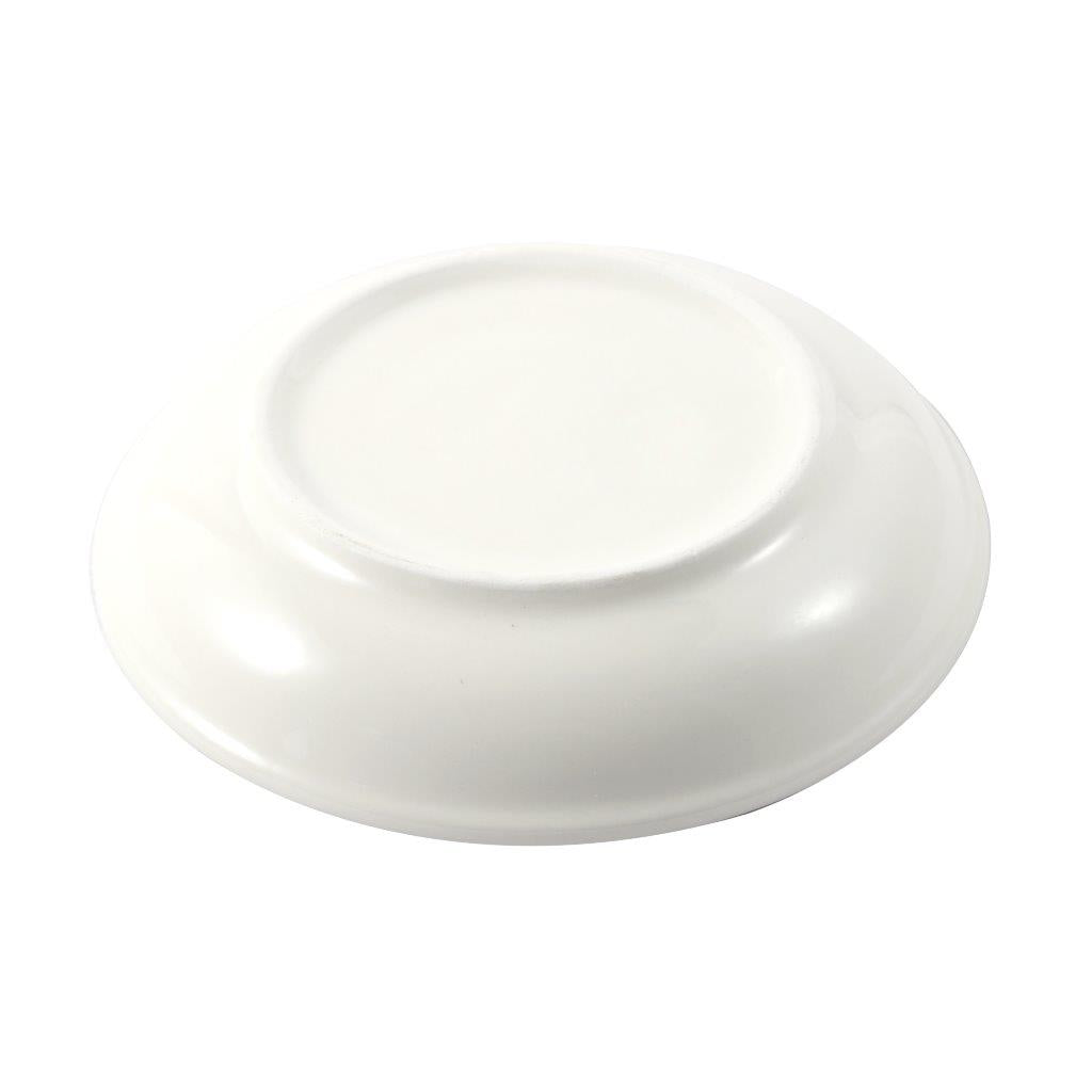 White Ceramic Floral Print Tableware Round Serving Dish Plate 7''
