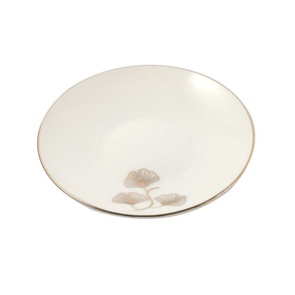Ceramic Coffee Cup and Saucer Set of 6 Pcs Abstract Print 6.5*4.5/11 cm