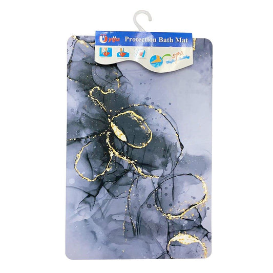 Multi Color Abstract Design Non Slip Bath Mat 38*58 cm