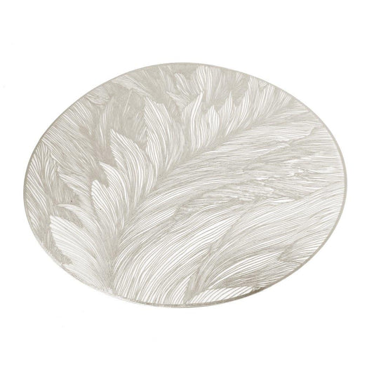 Deco Round Abstract Pattern Plastic Dining Table Placemat 38 cm