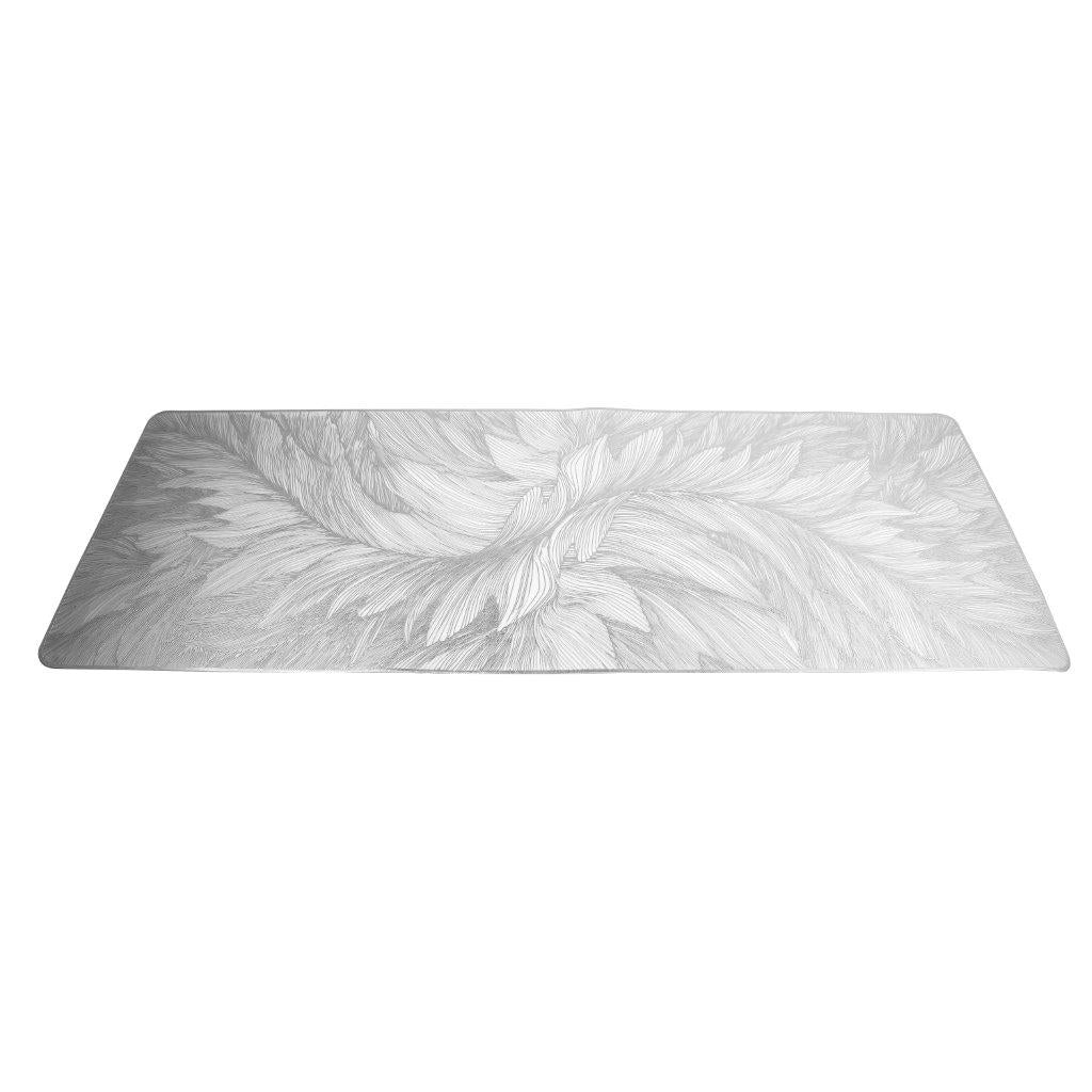 Deco Rectangle Abstract Pattern Plastic Dining Table Placemat 33*90 cm