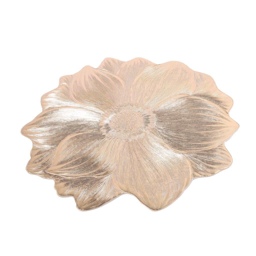 Deco Flower Abstract Pattern Plastic Dining Table Placemat 38 cm