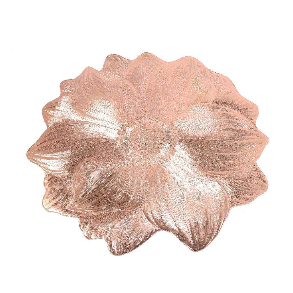 Deco Flower Abstract Pattern Plastic Dining Table Placemat 38 cm