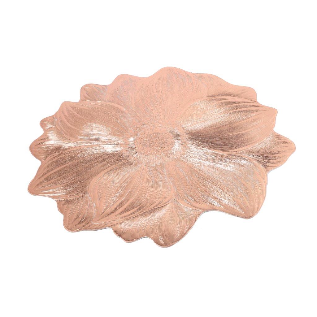 Deco Flower Abstract Pattern Plastic Dining Table Placemat 38 cm