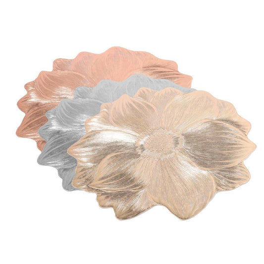 Deco Flower Abstract Pattern Plastic Dining Table Placemat 38 cm