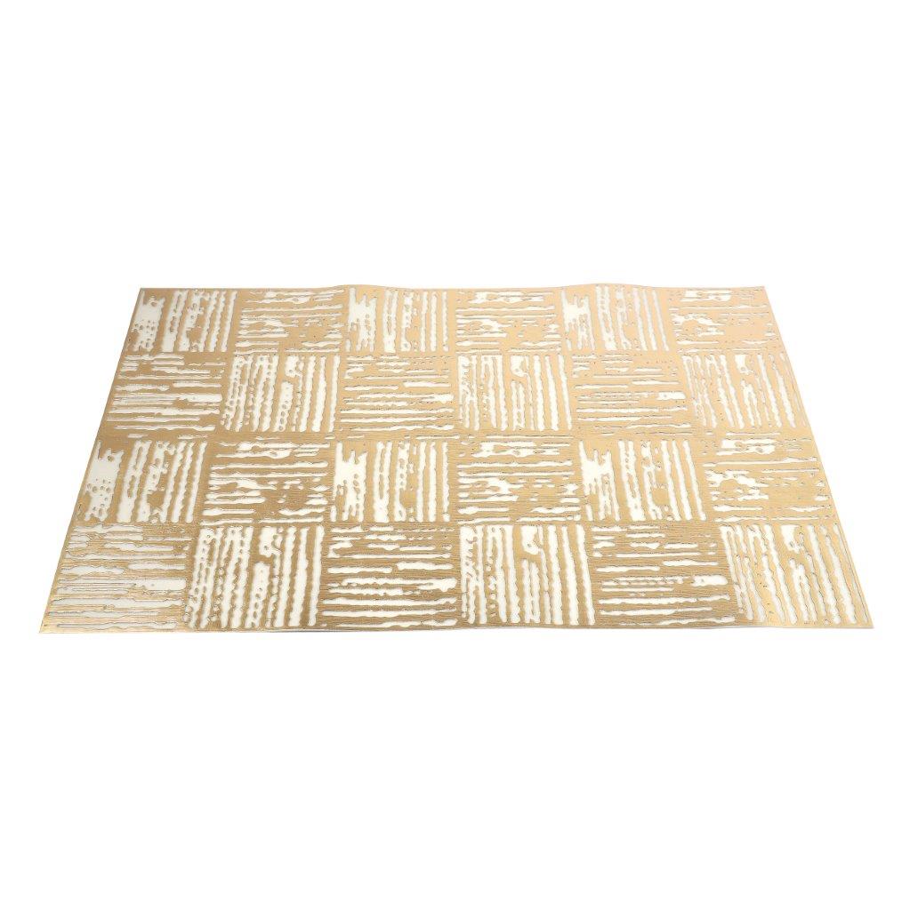 Deco Flower Abstract Pattern Plastic Dining Table Placemat 30*45 cm