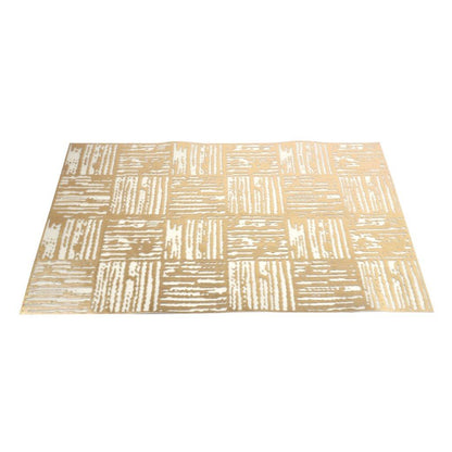 Deco Flower Abstract Pattern Plastic Dining Table Placemat 30*45 cm