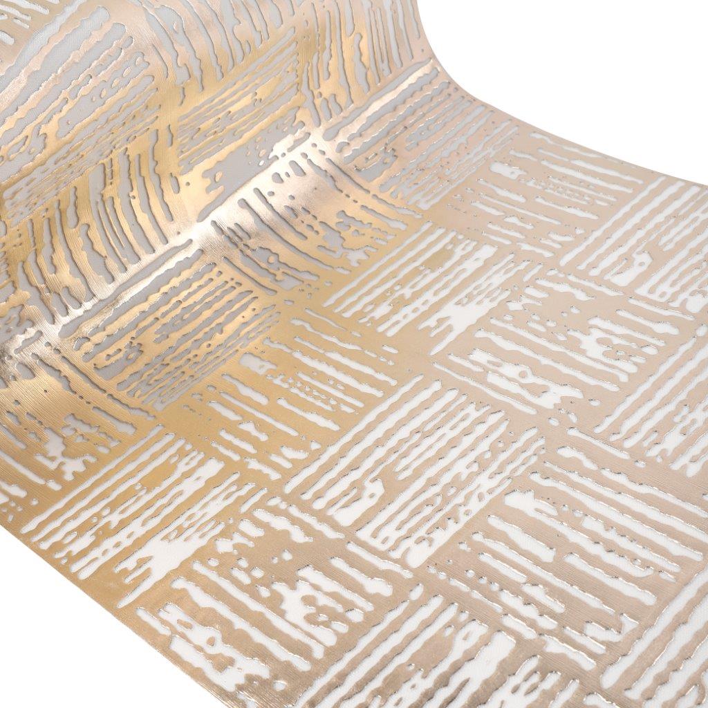 Deco Flower Abstract Pattern Plastic Dining Table Placemat 33*90 cm