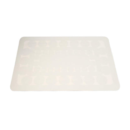 Deco Flower Abstract Pattern Plastic Dining Table Placemat 30*45 cm