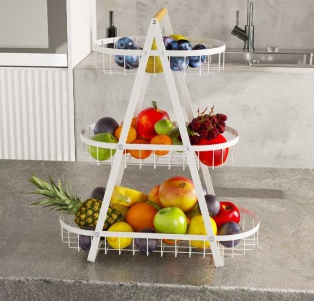 Multi layer Iron Fruit Basket 40*18*51 cm