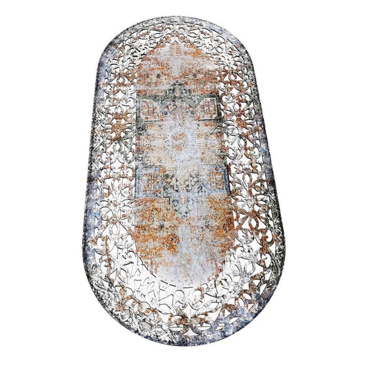 Artisitic Abstract Design Non Slip Waterproof Floor Mat 80*160 cm
