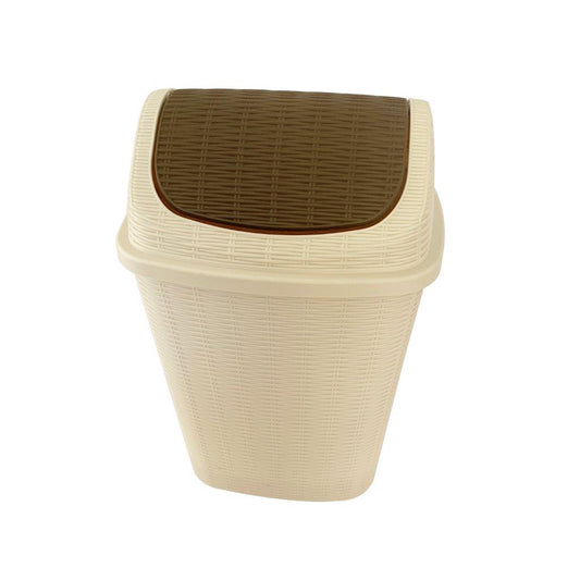 Multi Color Swing Top Rubbish Bin 24*21*27 cm