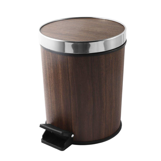 Abstract Print Plastic Pedal Rubbish Bin 25*25*32 cm
