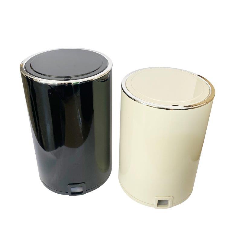 Mix Color Plastic Pedal Rubbish Bin 22*30 cm