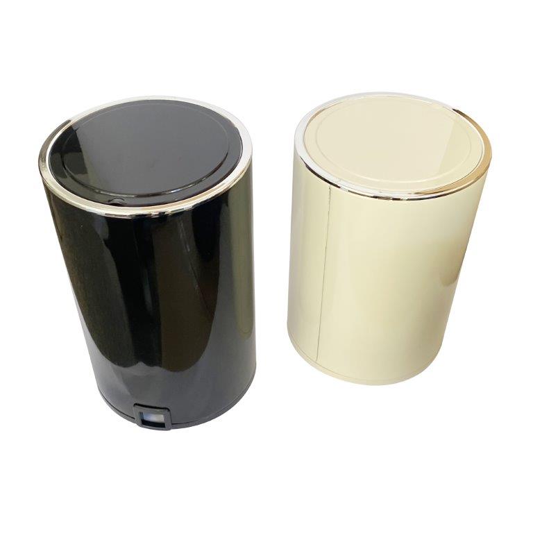 Mix Color Plastic Pedal Rubbish Bin 22*30 cm