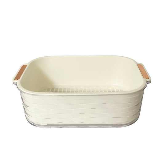 Multipurpose Plastic Laundry Basket Wash Tub 27*19*19.5 cm