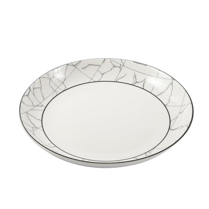 Abstract Print Ceramic Tableware Round Serving Dish Plate 10 cm