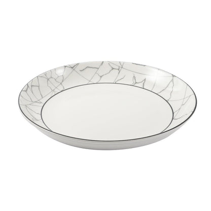 Abstract Print Ceramic Tableware Round Serving Dish Plate 10 cm