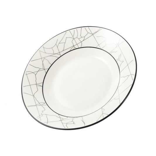 Abstract Print Ceramic Tableware Round Serving Dish Plate 9 cm