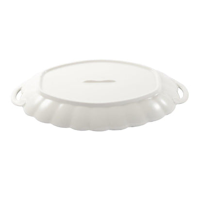 Abstract Print Ceramic Tableware Oval Serving Dish Plate 12.5 cm