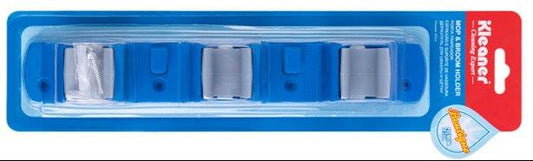 KZ2102 Kleaner Pack of 3 Broom and Mop Holder 26.8*4.1*3.9 cm