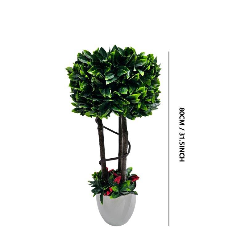 Realistic Touch Artificial Plant Flower Pot Home Interior Deco 80 cm around