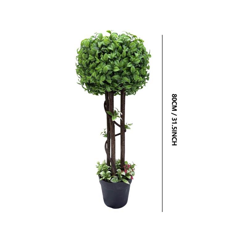Realistic Touch Artificial Plant Flower Pot Home Interior Deco 80 cmic