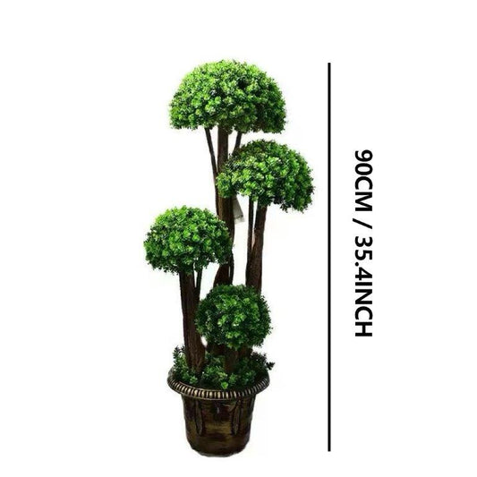 Realistic Touch Artificial Plant Flower Pot Home Interior Deco 90 cm4 heads